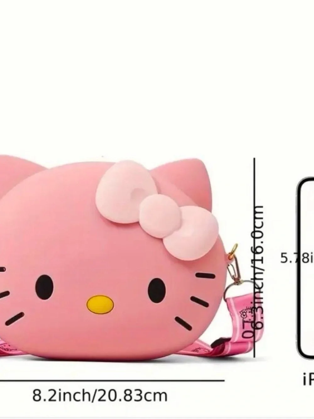 Sanrio Hello Kitty Pink Crossbody Bag